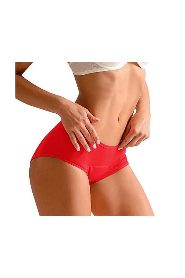 Culottes Menstruelles Ultra Absorbante Taille Basse Panty Tentation Leakproof Lingerie Étanches Tangas Period Physiologiques 