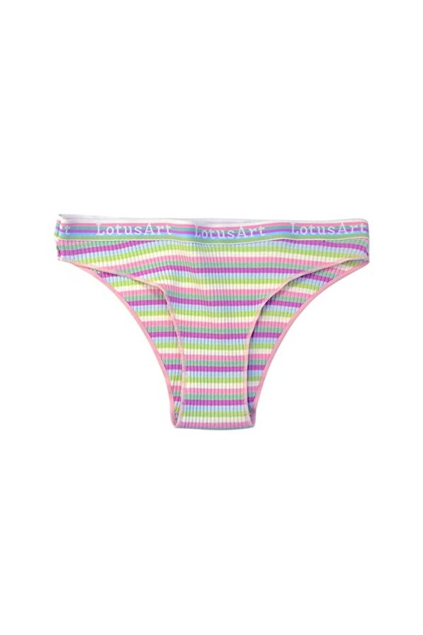 Lingerie Femme Sexy Ensemble Homme Sexy Hot y22k Mode féminine Sexy Taille Basse sous-vêtements Couleur rayé Slips sous-vêtem