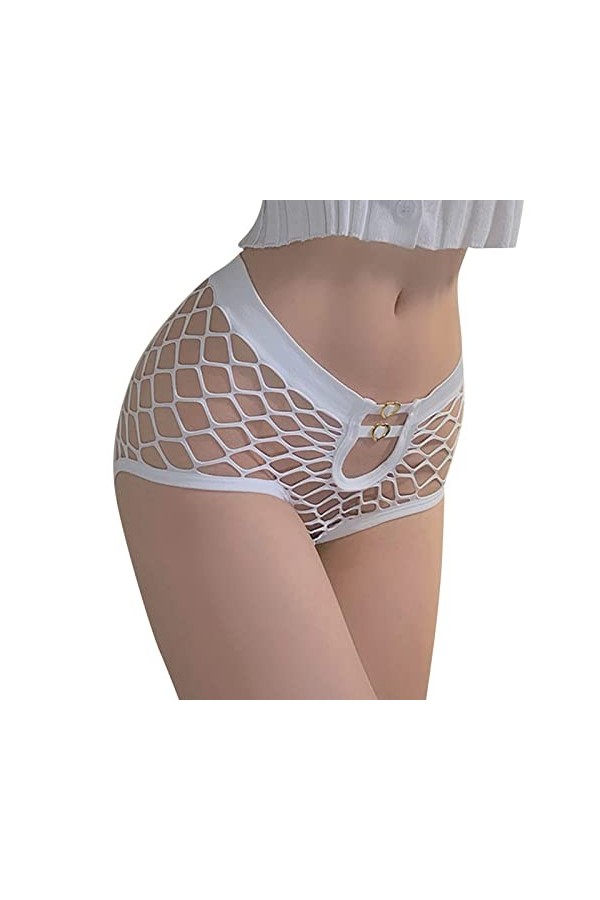 Lingerie Femme Sexy Ensemble Homme Sexy Hot y21k Femmes Culottes Sexy mi Taille Slips Figure Net Design Creux sous-vêtements 