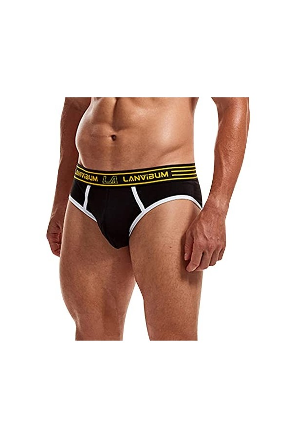 Lingeries Sexy Homme Quotidienne sous-VêTements Sport Respirable Culottes Elastique CaleçOn Homme Plusieurs-PossibilitéS Cale
