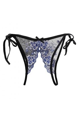 Lingerie Femme Sexy Ensemble Homme Sexy Hot y20.k Culotte Taille Basse en Maille pour Femme Ensemble Cérémonie Sky Blue, One