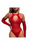 Clubwear en Maille Transparente pour Femmes Lenceria Extreme Sexy Dessous New Luxury Sexs Noir Couleur Femmes Sexy Jarretière