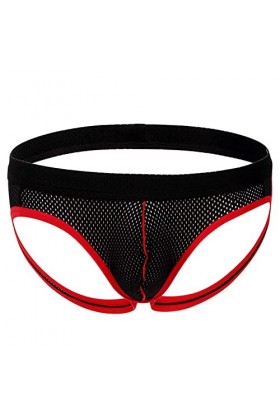 Générique Homme Sexy Hot Dentelle Slips Strings Sexy Homme Slip G-String Grands sous-vêtements String sous-vêtements Bulge Po