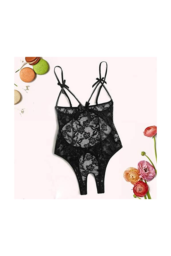 Nuisettes Sexy Femme Sensuelle Nuisette Ouverte Push Up Lingerie Sexy Chemise Grande Taille Babydoll Slutty Hot Lingerie Hype