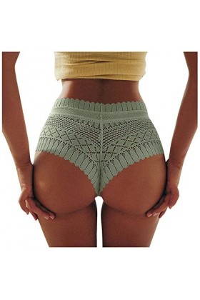 PANPANY Culottes pour Femme Slips Tanga Taille Basse Soutien-Gorge Sexy Dentelle Confortables sous Vetements Femme Multipack 