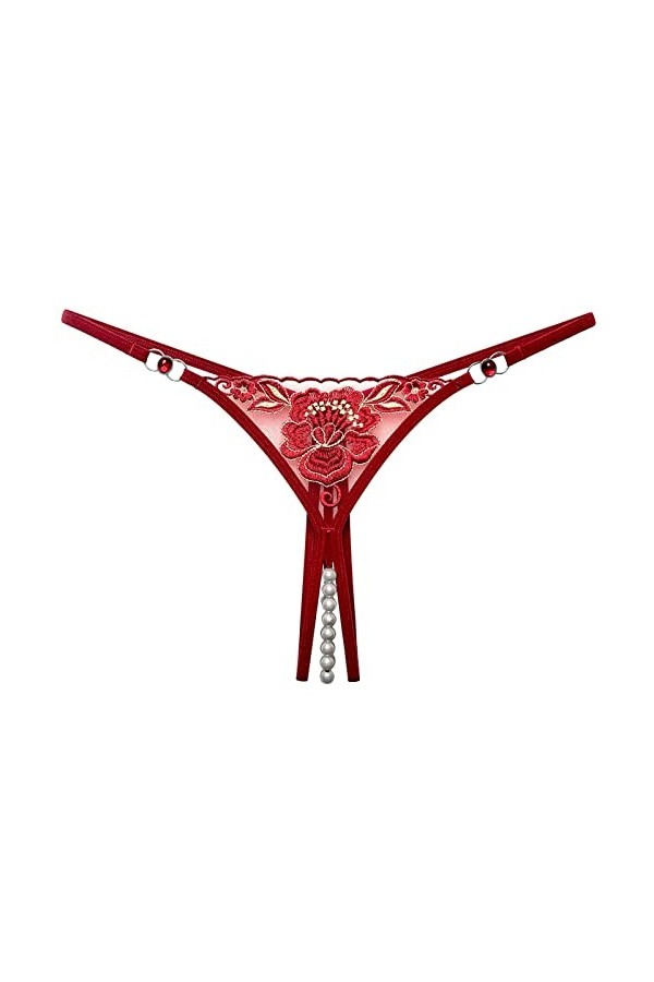 PANPANY Culottes pour Femme Femme Soutien-Gorge Dentelle Culotte Slips Confortables sous Vetements Tanga Sexy Multicolore Str