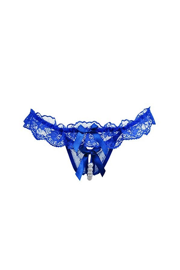 ADMAY 2023 New y*2*k Style Lingerie Dentelle Ouvert Entrejambe String Maille Perle Massage Dame Sexy Tentation Pantalon Linge