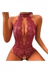 Lingerie Femme Sexy Ensemble Sexy Babydoll Sissy Érotique Teddy Mini Robe Sensuelle Lingerie Hyper Sexy Grande Taille sous Vê