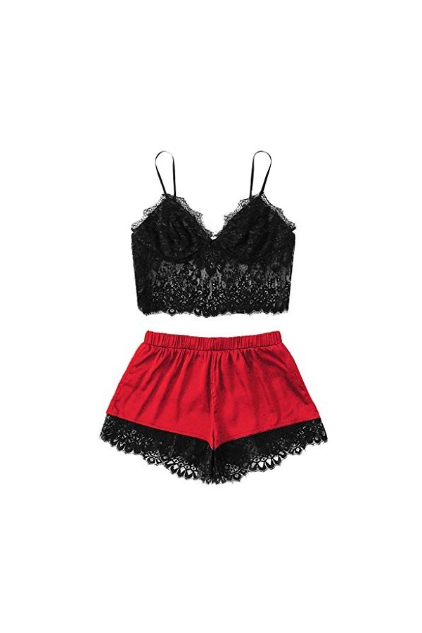 Lingerie Sexy Femme Coquine Hot Grande Taille Set Taille Plus sous-vêtements de Nuit Lingerie Femmes Sexy Dentelle Sling Slee