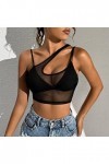 Lingerie Femme Sexy Ensemble Homme Sexy Hot y22k Hauts décontractés sans Manches pour Femmes Voir à Travers la Chemise Transp