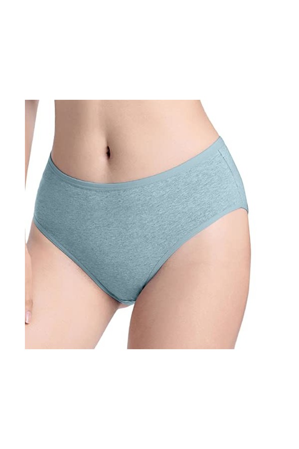 String Stretch Femme 2023 Nouveau de Absorbante Menstruelle Culottes en Pur Coton et Soie Pantalons Triangle Couleur Unie Sli