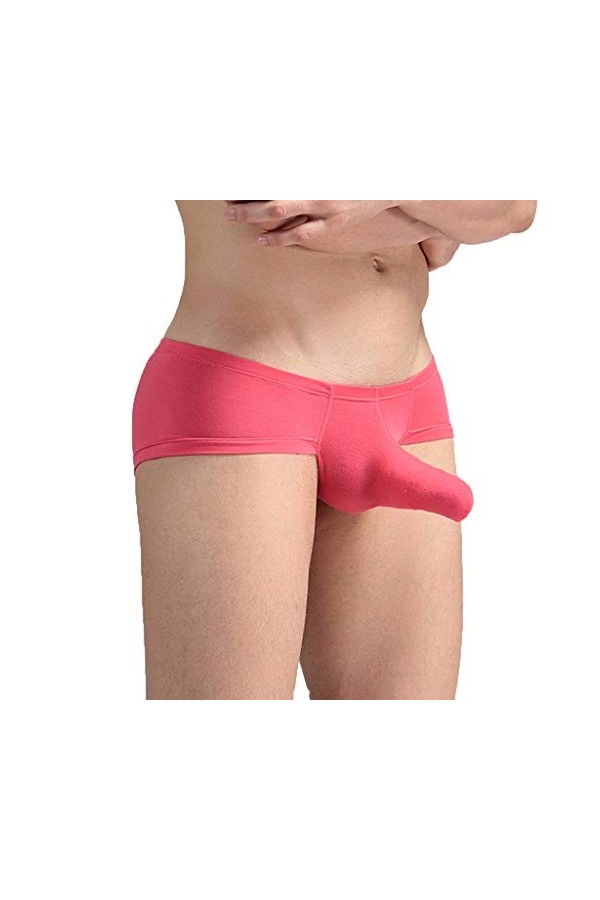 String Homme Sexy Hot Tanga Thong éléphant Renflement Culotte Pochette String Extensible Taille Basse éRotique Culotte Respir