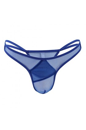 Junhasgood Strings Sexy Homme Hommes Mens Sexy Lingerie Européenne Et Chaîne Dentelle Ajourée Mens String Goût sous-Vêtements