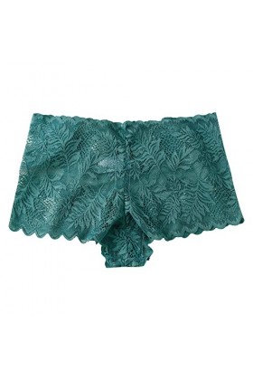 Lingerie Femme Sexy Ensemble Homme Sexy Hot y2*k Femmes Dentelle Boyshort Sexy Dentelle Culotte Taille Basse sous-vêtements D