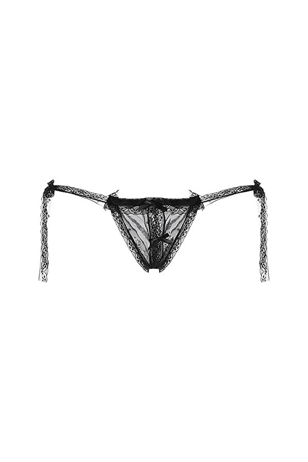 Lingerie Femme Sexy Ensemble Homme Sexy Hot y27k Womens Rose Erotic Lingerie Sexy Mesh Voir à Travers Une Culotte String Tail
