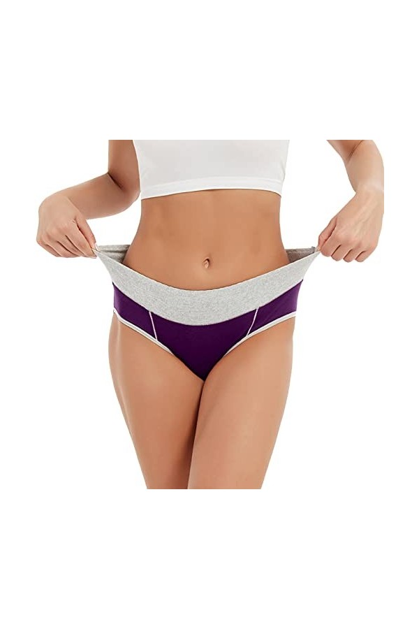 Lingerie Femme Sexy Ensemble Homme Sexy Hot y25k sous-vêtements en Coton pour Femmes Taille Haute Pleine Couverture Dames Cul