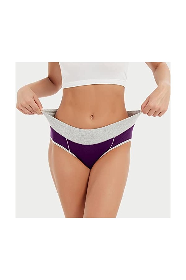 Lingerie Femme Sexy Ensemble Homme Sexy Hot y25k sous-vêtements en Coton pour Femmes Taille Haute Pleine Couverture Dames Cul