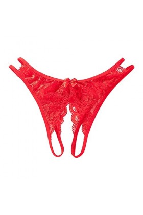 ADMAY 2023 New y21k Style Lingerie Fichier Ouvert en Dentelle Transparente Sexy pour Femme sans sous-vêtement String pour Fem