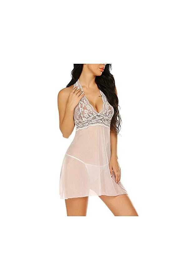 Lingerie Sexy Femme Coquine Hot Grande Taille Femmes Sexy Lingerie Set Nightdress Pyjama Dentelle Sling sous-vêtements Nuiset