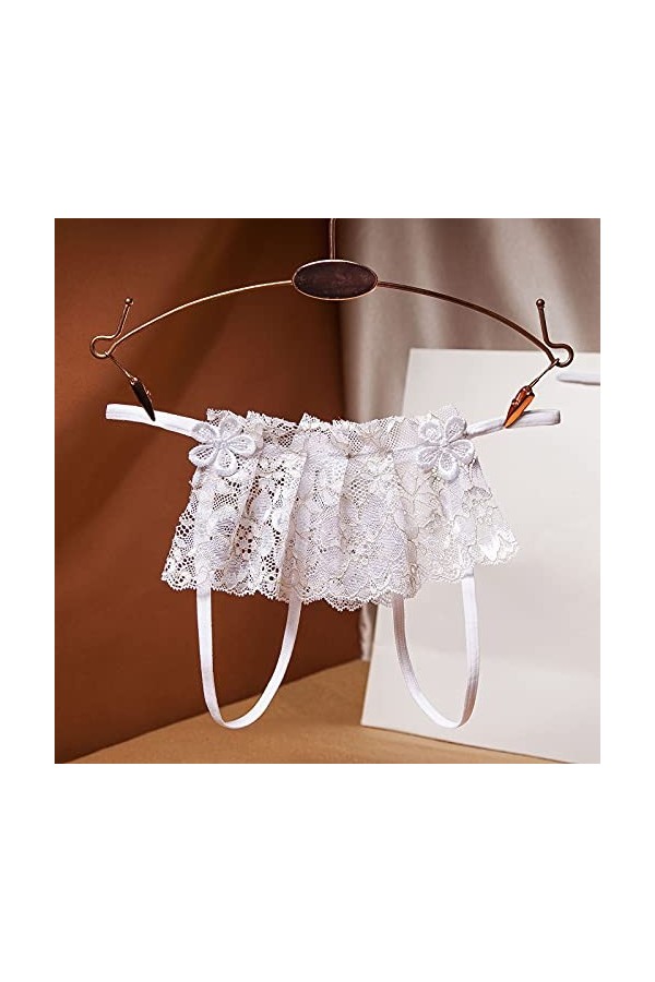 PANPANY Culottes pour Femme sous Vetements Slips Taille Basse Dentelle sans Couture Culotte Soutien-Gorge Multicolore Multipa