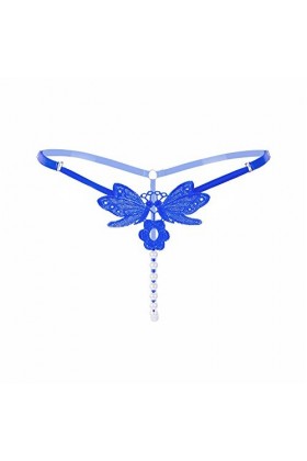 ADMAY 2023 New y*2*k Style Lingerie sous-vêtements Culottes Femme Broderie Taille réglable Sexy G-String V-String Nuisette Se