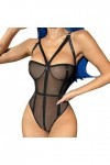 Lingerie Sexy pour Femme Lingerie pour Femme Voir à Travers BodyOne Piece Sexy Mesh Thong Teddy Swimsuits Micro Bikini Linger