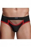 Générique Jock Strap Athletic Supporter pour Hommes Sexy Jockstrap Male Underwear Kimono Pantalon Hommes Black, S 