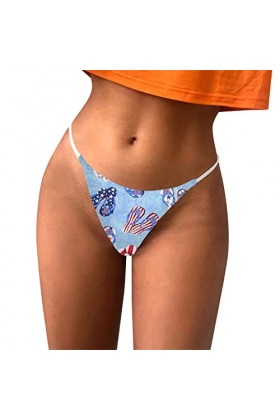 Lingerie Femme Sexy Ensemble Homme Sexy Hot y2*k Femmes Falg Imprime Culotte String Couleurs Optiont Lingerie Sexy G String T