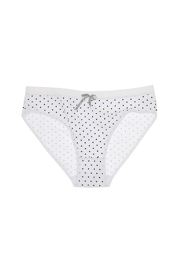 Culottes pour Femme Couleur Unie Shorts Stretch Slips en Pur Coton et Soie Pantalons Triangle de Absorbante Menstruelle Elega