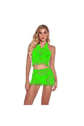 Ensemble lingerie Les Cadeaux danniversaire Ouverte Nightwear Coquine Hot FemmeSatin Lingerie Sexy FemmeLace De Confort Flor