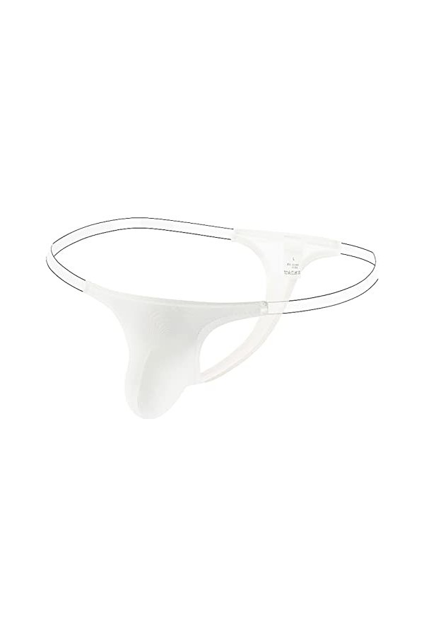 chiphop Männer Unterwäsche Übergrößen Paquet de String Gland Sexy pour Hommes Culotte Respirante Pochette Couverte Herren Nyl