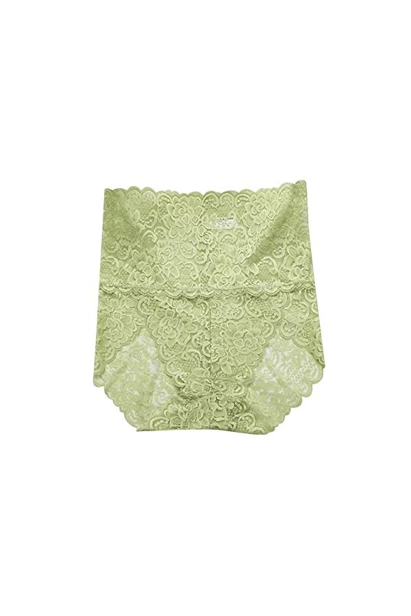 BIISDOST Sexy Dentelle Maille Transparente Femmes sous-vêtements Grande Taille Taille Haute Culotte Culotte Bustier Sexy Cuir