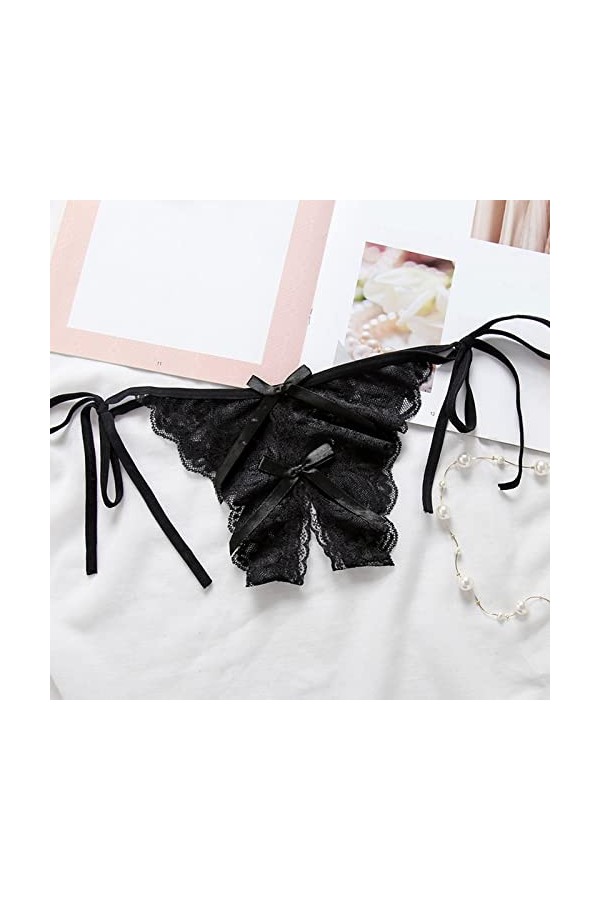 ADMAY 2023 New y25k Style Lingerie Femmes Dentelle sous-Vêtements Strings Bikini Culotte G String String Stretch Ladie Slip s