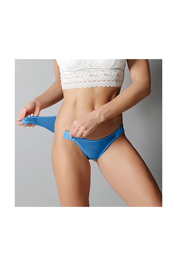 Lingerie Femme Sexy Ensemble Homme Sexy Hot y26k Mode féminine Sexy Taille Basse sous-vêtements Couleur Unie Slips sous-vêtem