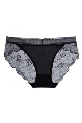 Lingerie Femme Sexy Ensemble Homme Sexy Hot y*2k Femmes Glace Soie sans Couture Couture Dentelle Bord Culotte Creux Sexy Resp