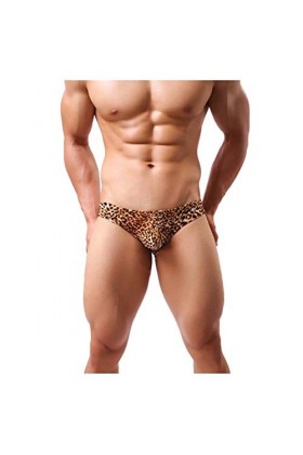 Lingerie Femme Sexy Ensemble Homme Sexy Hot y21k Respirant Sexy Wicking Leopard sous-vêtements Hommes 1PC Elastic Briefs Unif