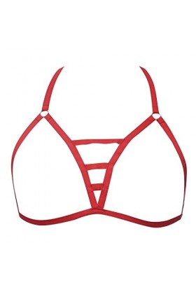 Lingerie Femme Sexy Ensemble Homme Sexy Hot y*2*k Femmes Sexy à Lacets Soutien-Gorge Noir découpe réglable Lingerie Soutien-G