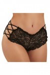 ADMAY 2023 New y22k Style Lingerie Taille Haute Dentelle sous-vêtements Plus Culottes pour Femmes Sexy Thong Dentelle Taille 