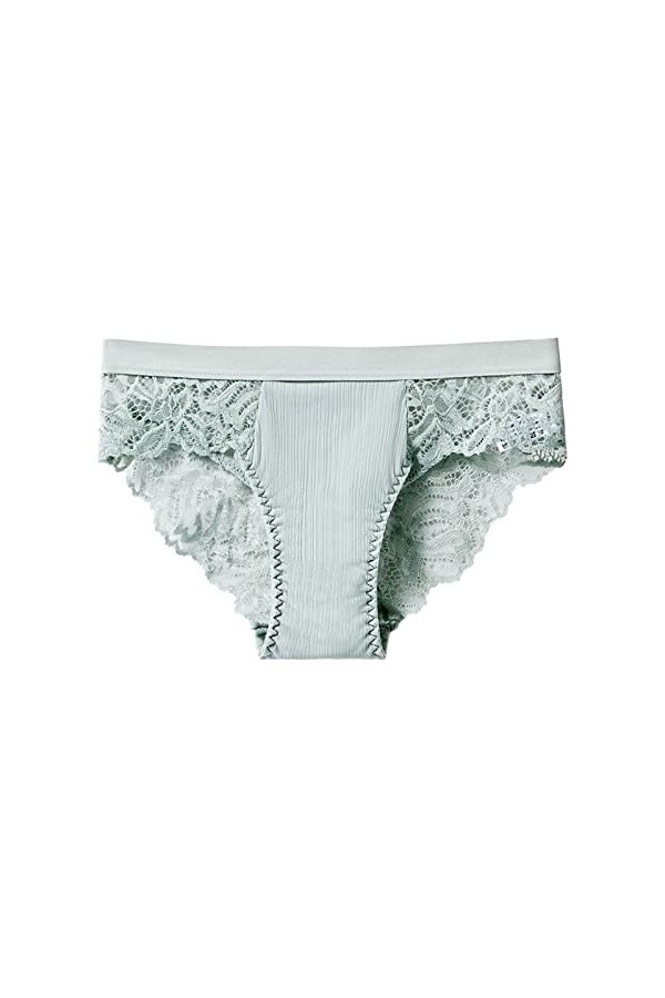 String en Pur Coton et Soie Femme Culottes Couleur Unie Pantalons Triangle de Absorbante Menstruelle 2023 Nouveau Stretch Sli