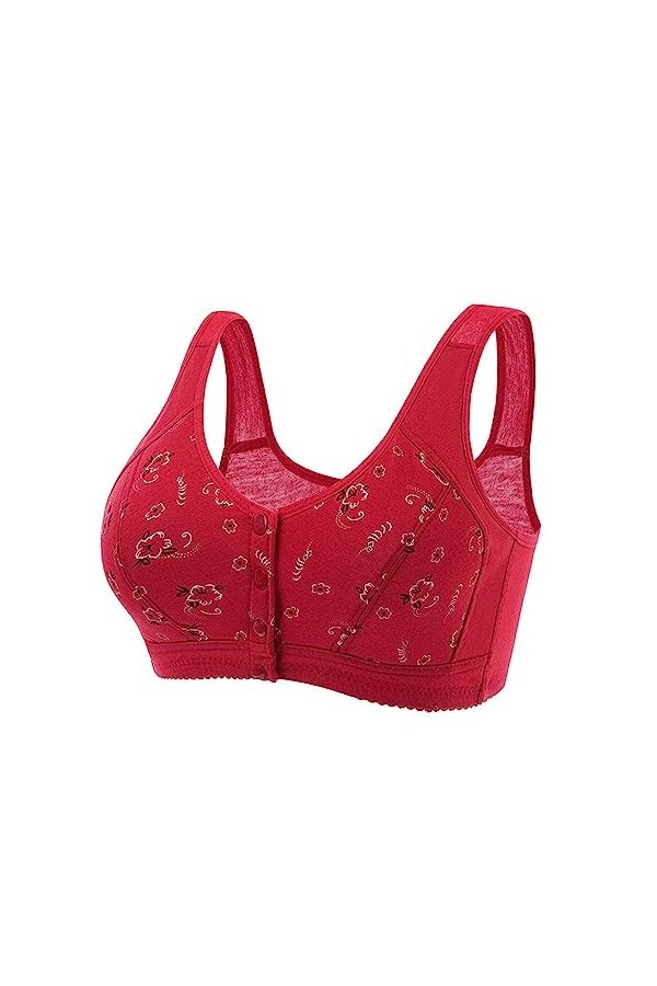 Soutien-gorge de sport classique avec fermeture frontale - Soutien-gorge sexy - Pour robes dos nu - En cuir verni - Bretelles