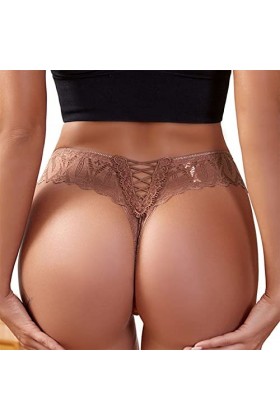 LZPCarra Sous-vêtements Hommes Éléphant Sexy Sous-vêtements pour Femme Culotte en Dentelle Culotte Femme Culotte pour Femme G