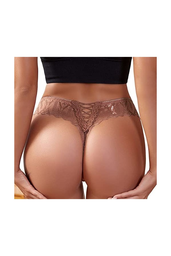 LZPCarra Sous-vêtements Hommes Éléphant Sexy Sous-vêtements pour Femme Culotte en Dentelle Culotte Femme Culotte pour Femme G