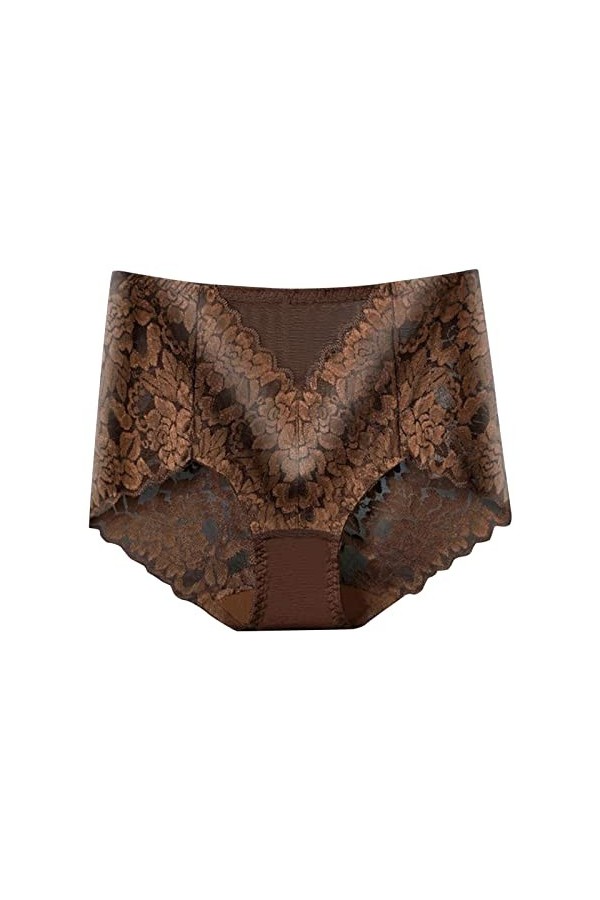 Lingerie Femme Sexy Ensemble Homme Sexy Hot y22k Culotte en Dentelle Taille Haute pour Femme Legging Cuir Reptile Coffee, L 