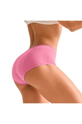 Culotte Anti Fuite Urinaire Femme Lavable Légère Panties Étanches Multicolore sous-Vêtements Tentation Underwear Fit Taille B