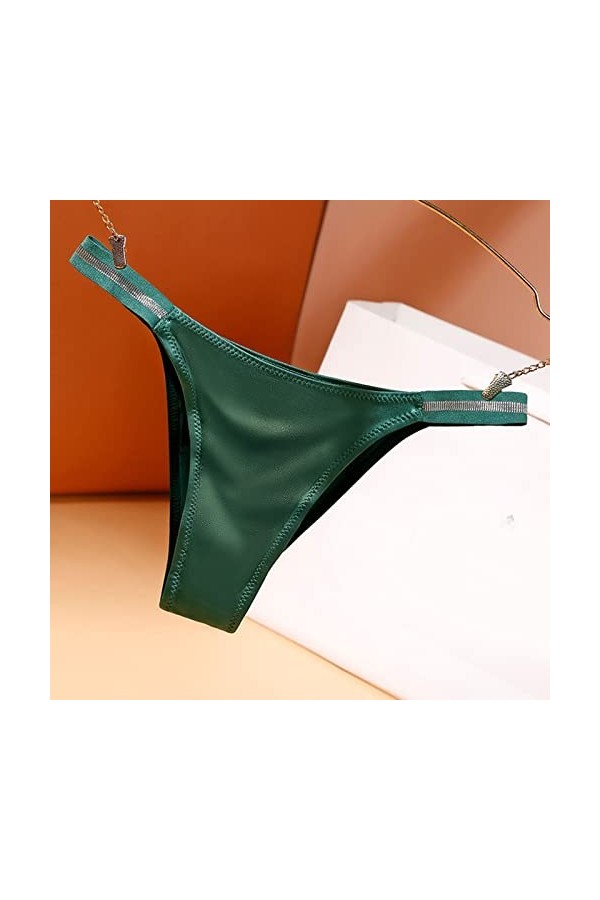 Culotte Femme sans Couture Haute Tangas Shorties Taille Mi-Haute Period Culottes Légère Culotte De Bikini Pur Coton Sexy Brie