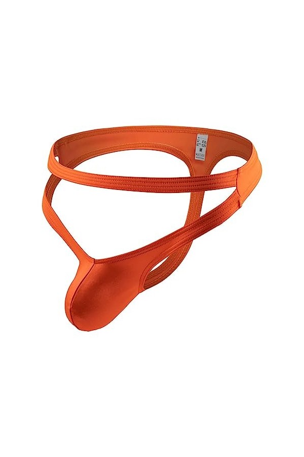 Gefomuofe Body string pour homme - String ouvert - Sous-vêtements ouverts - Sous-vêtements pour homme - String amusant pour h