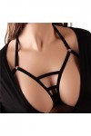 Lingerie Femme Sexy Ensemble Homme Sexy Hot y*2*k Femmes Sexy à Lacets Soutien-Gorge Noir découpe réglable Lingerie Soutien-G