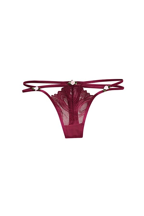 ADMAY 2023 New y/2/k Style Lingerie Femmes Sexy Dentelle Slips évider Culotte Crochet à Lacets Culotte Tongs G String Lingeri