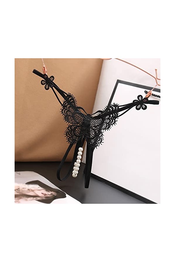 Générique Culotte Invisible Femme SFemmeCouture String Sexy Hot Nuisette sous Vêtements Coquine Hot Ouverte String Ficelle po