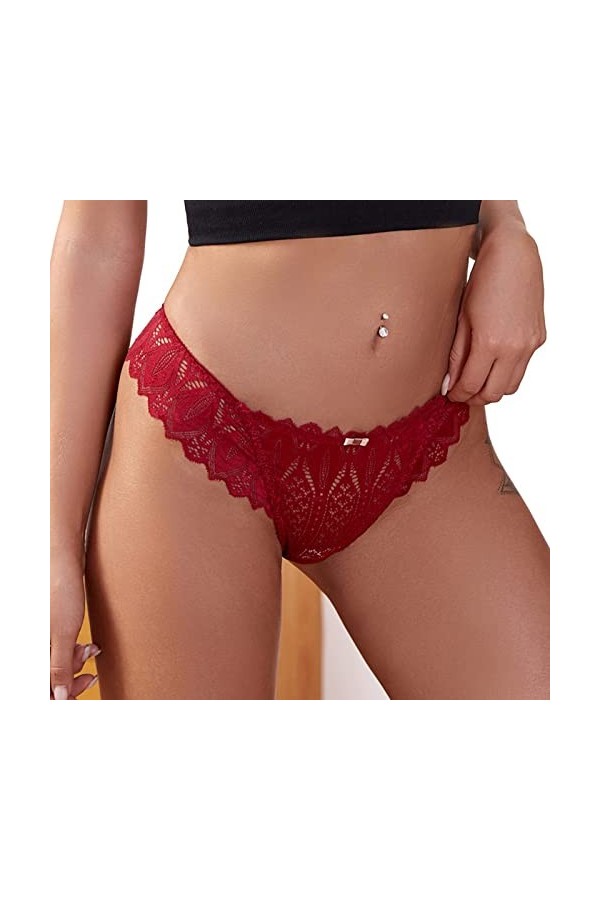 LZPCarra Sous-vêtements Hommes Éléphant Sexy Sous-vêtements pour Femme Culotte en Dentelle Culotte Femme Culotte pour Femme G